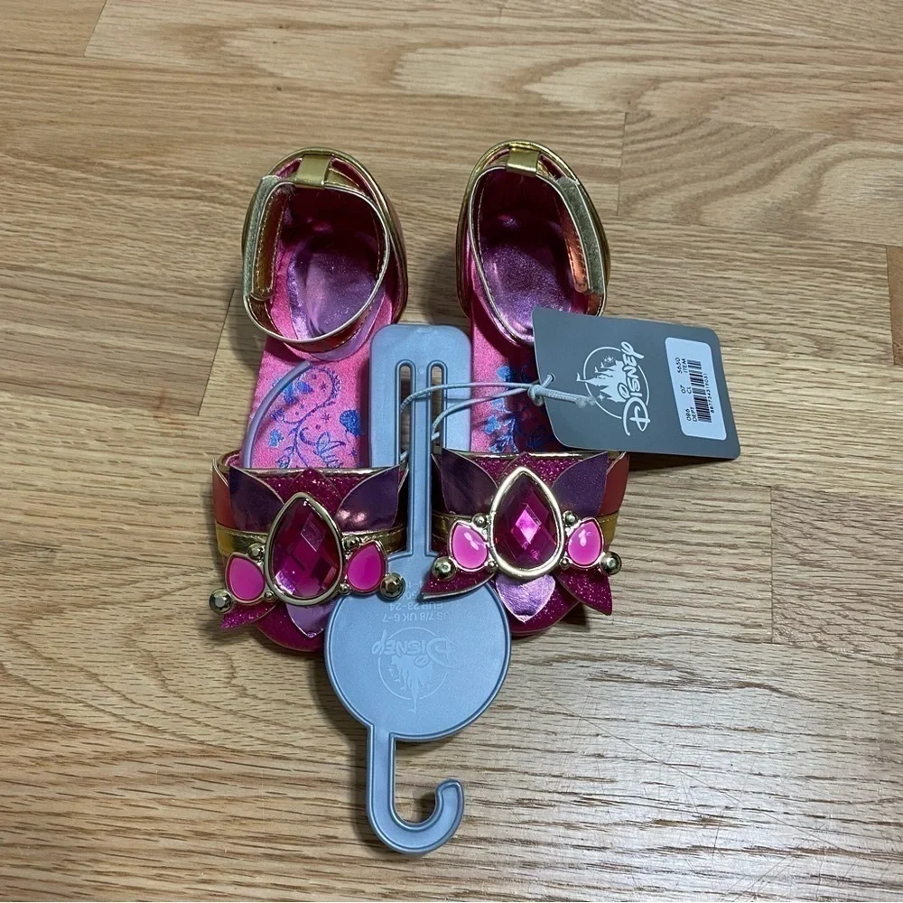 Disney Store Aurora Dress Up Shoes Heels NWT Sz 7/8 Sleeping Beauty Costume